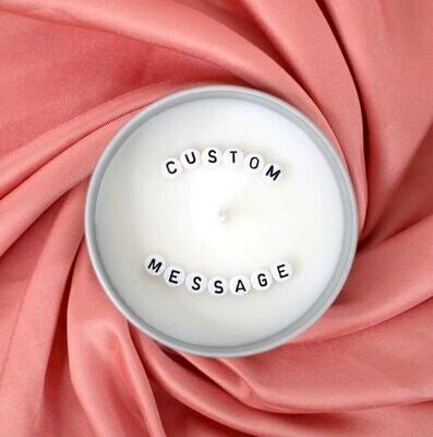 Secret Message Candle