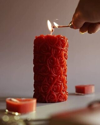 Rose Candle