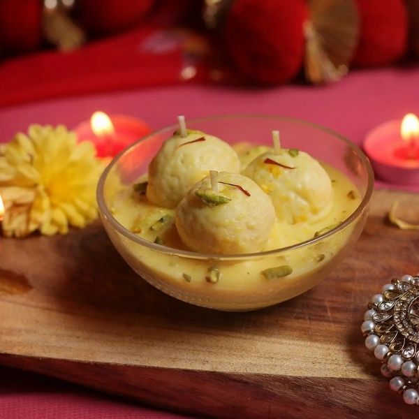 Rasmalai Candle