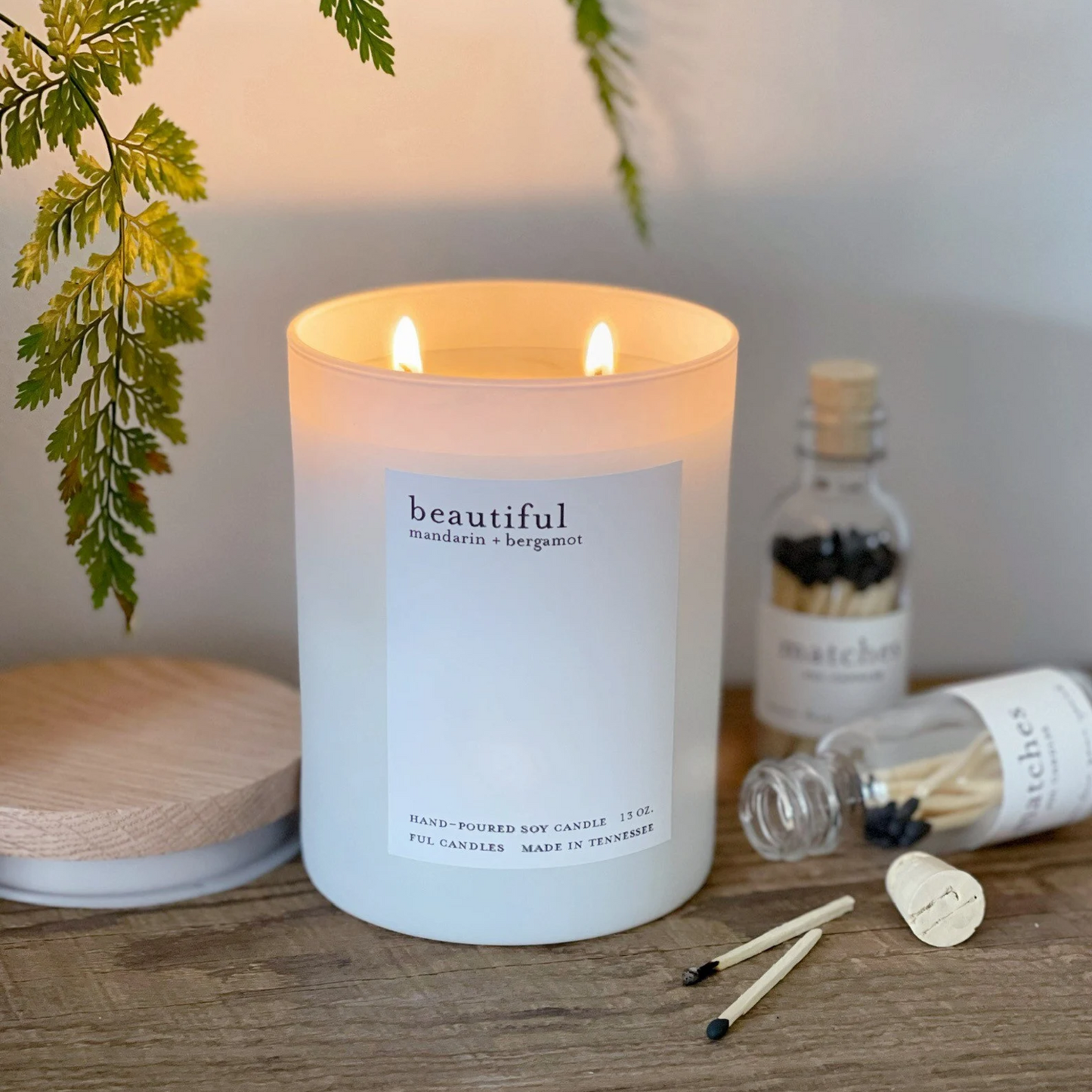 Double-Wick Scented Candle