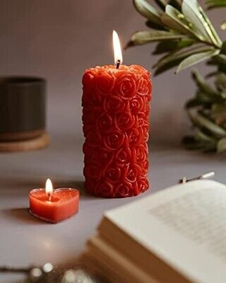 Rose Candle