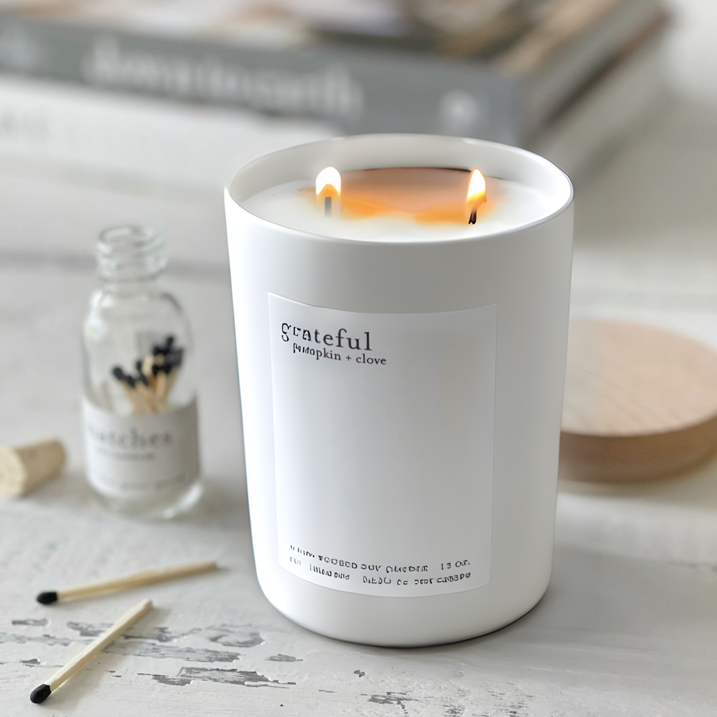 Double-Wick Scented Candle
