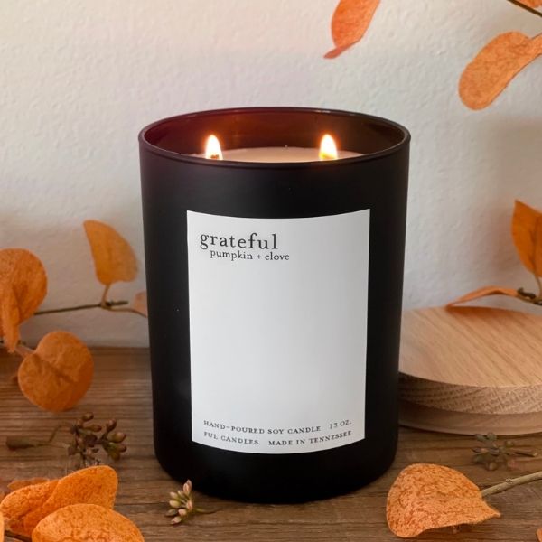 Double-Wick Scented Candle