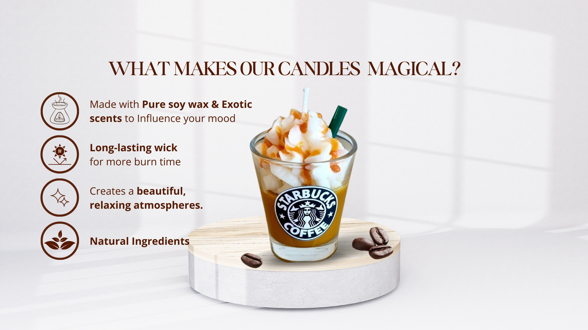 Magical scented candles