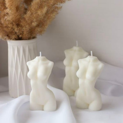 LARGE Woman Body Candle / Nude Venus Goddess Figure Candle / Female Figure Bust