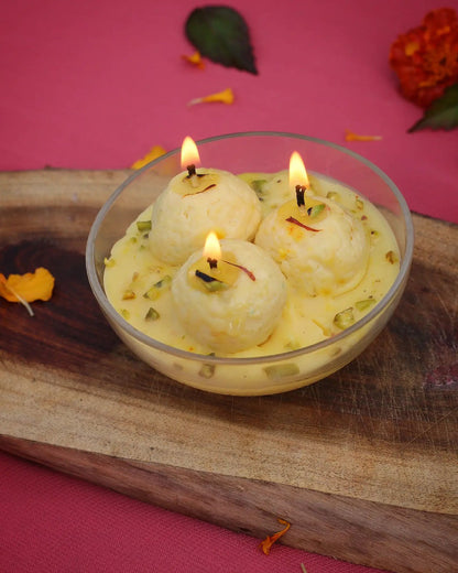 Rasmalai Candle