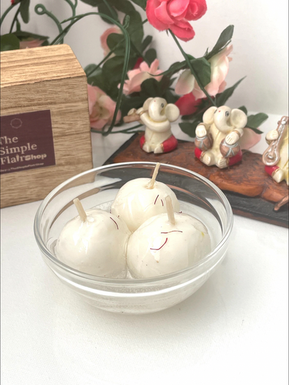 Rasgulla Candle