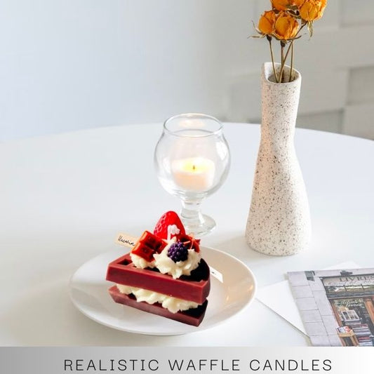 Waffle Candle