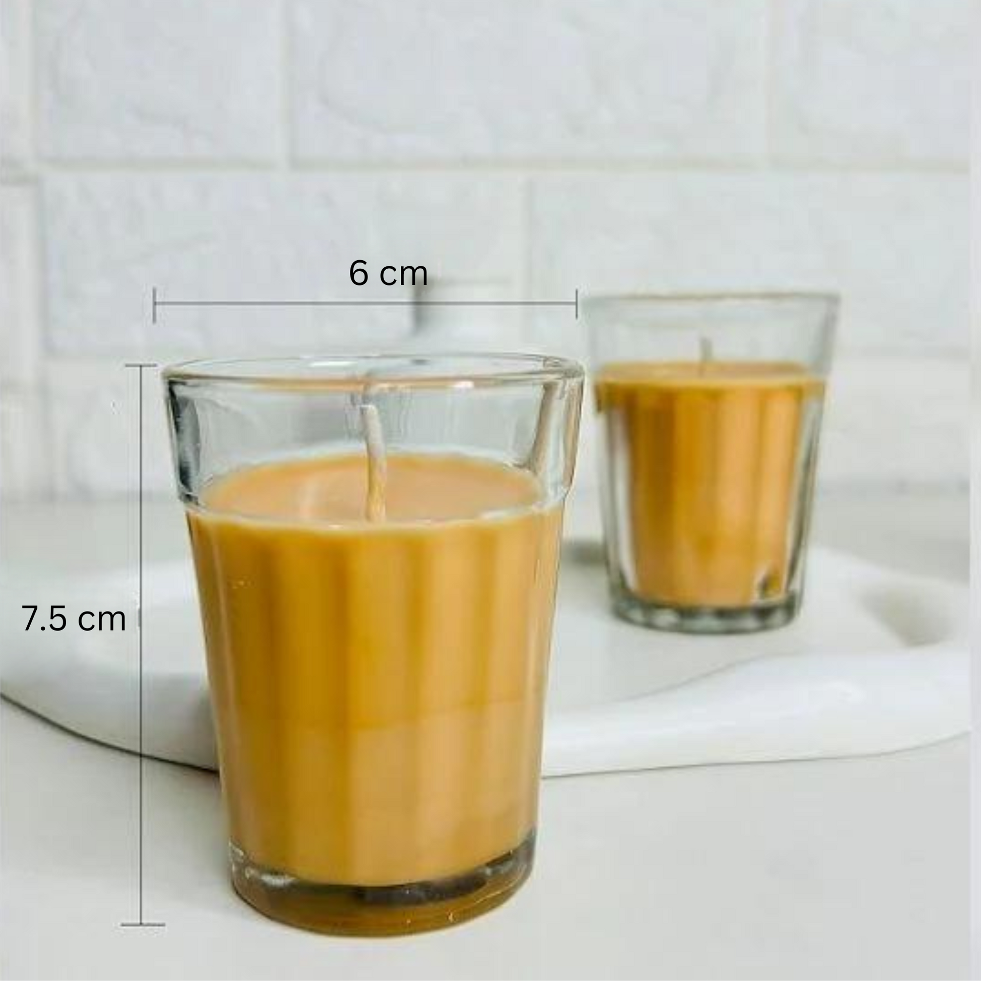 Chai candle with pure soy wax, Indian chai unique gift 