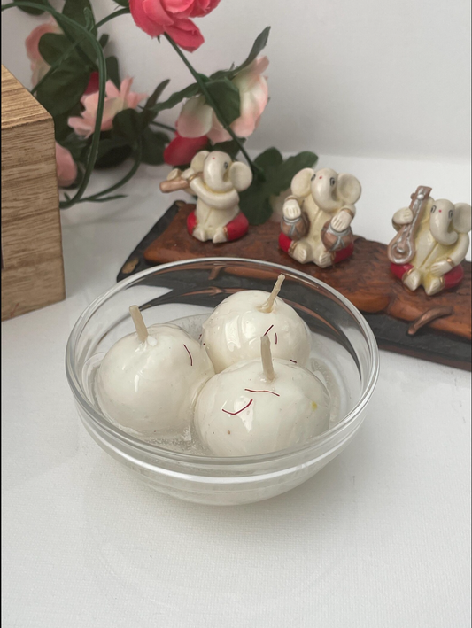 Rasgulla Candle
